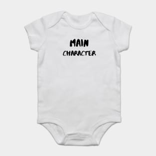 Main Character - Black Baby Bodysuit